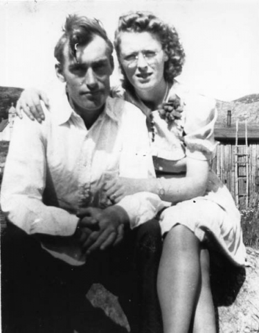 181: John Hurley and his wife Betty McCarthy. (circa 1942) [courtesy of Betty (McCarthy) Hurley]  - Betty daughter of Thomas McCarthy &amp;amp; Marg Whelan